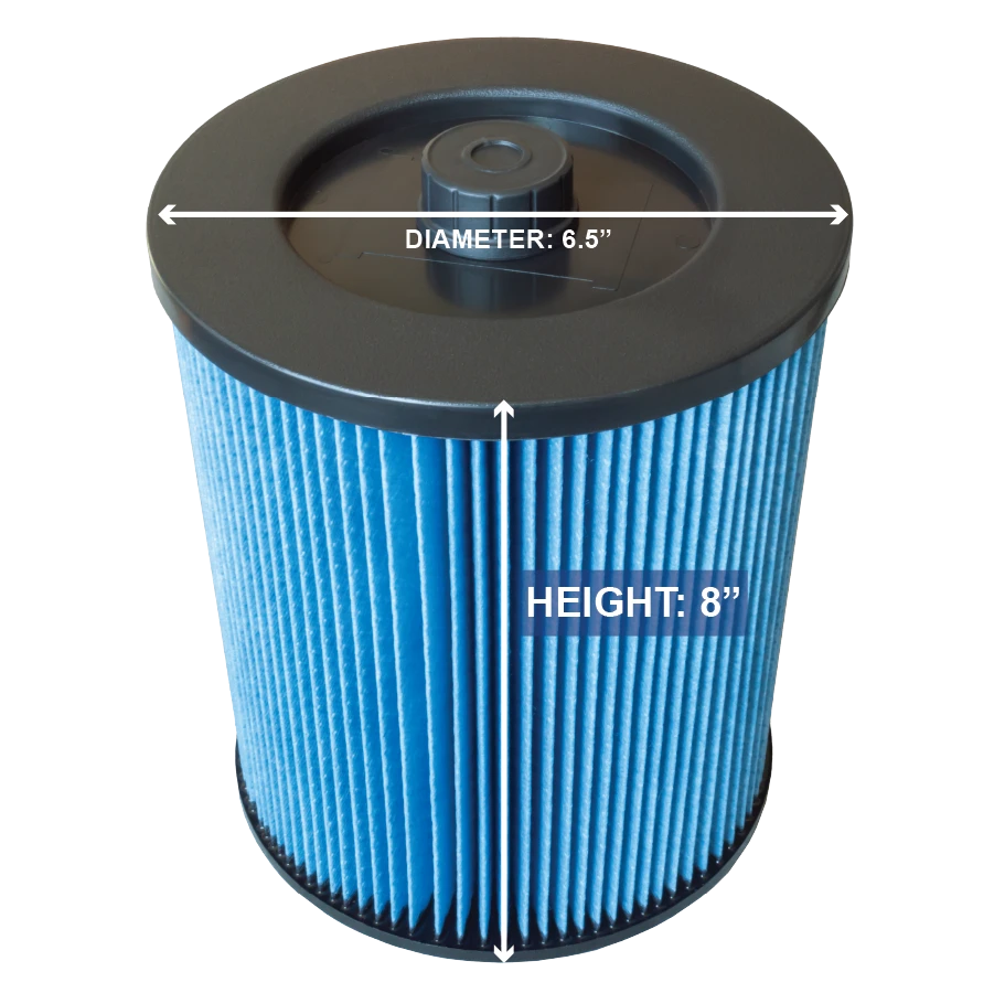 17907 Fits CRAFTSMAN 5+ Gallon Shop Vacs Fine Dust Filter