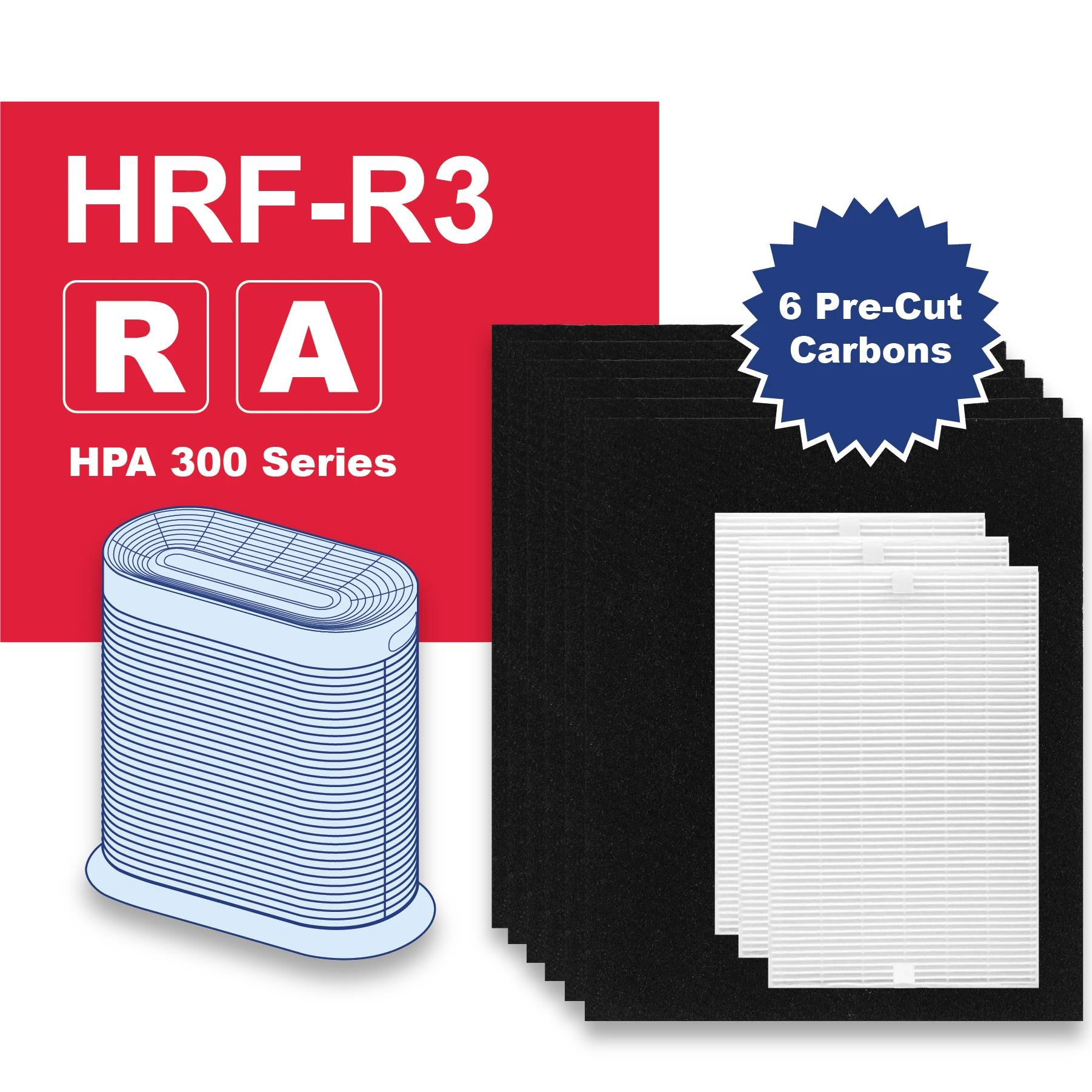 HPA300 Replacement Activated Carbon Pre-Filters - Made In - Foto 7