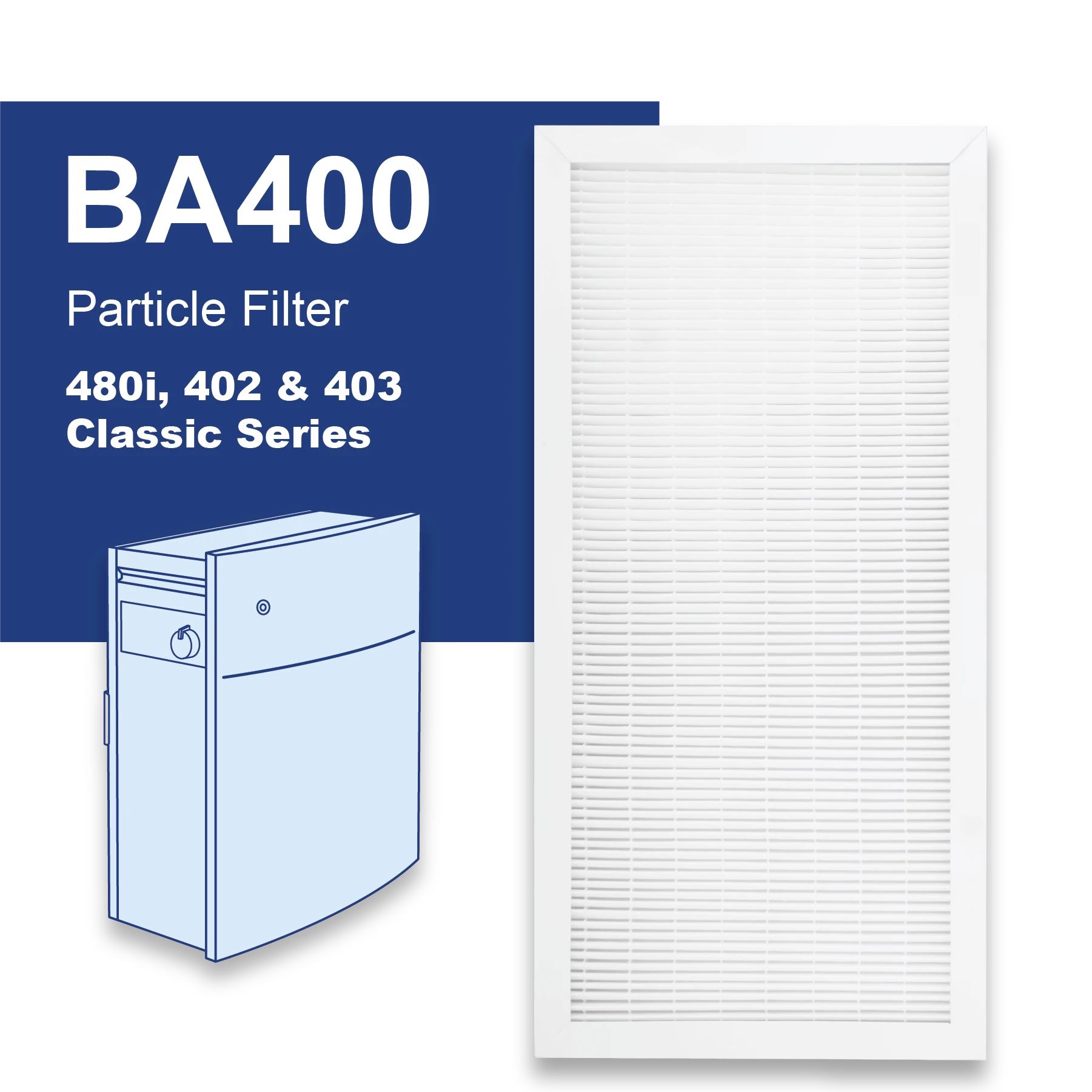 Filtro Per Blueair Classic 403 402 480i 455EB 450E 410 405 Purificatore D'aria - Foto 8