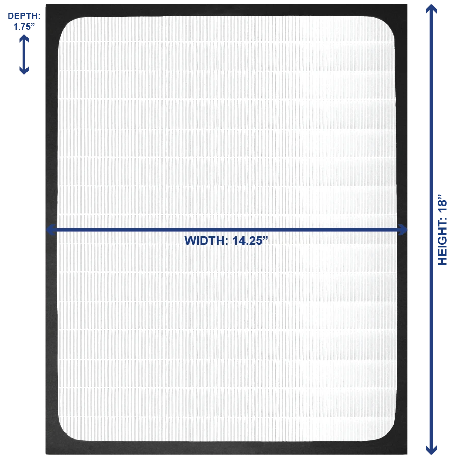 BA200 Fits BLUEAIR Classic 200 Series 203, 205, HEPA Filter