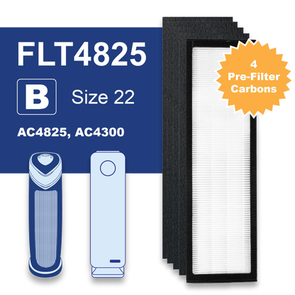 FLT4825 Fits GERMGUARDIAN Filter B AC4825, AC4300 HEPA