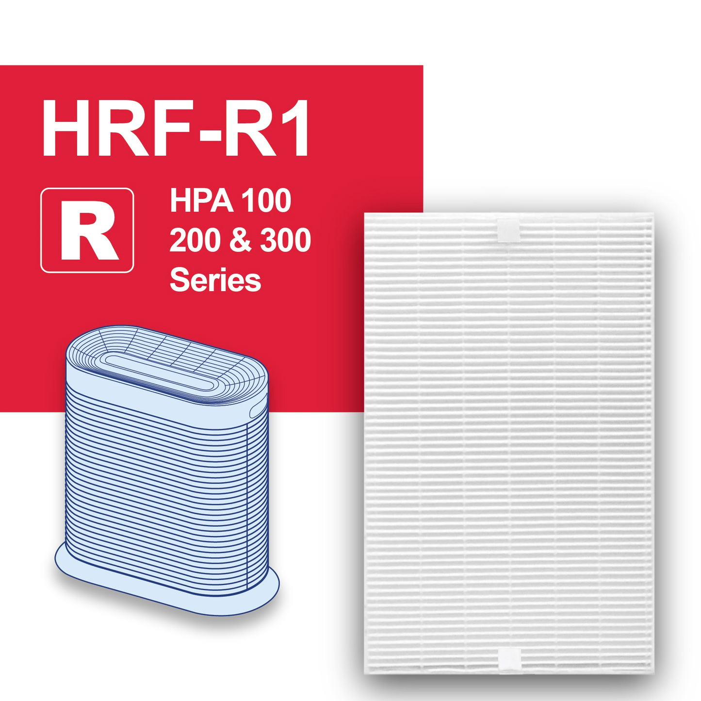 HRF R1 R2 R3 Fits HONEYWELL HPA 100 200 300 HEPA Filter