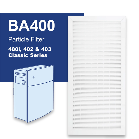 BA400 Fits BLUEAIR Classic 400 Series 480i, 402, 403, HEPA Filter