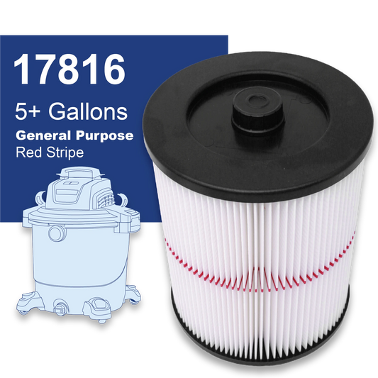 17816 Fits CRAFTSMAN 5+ Gallon Shop Vacs Filter