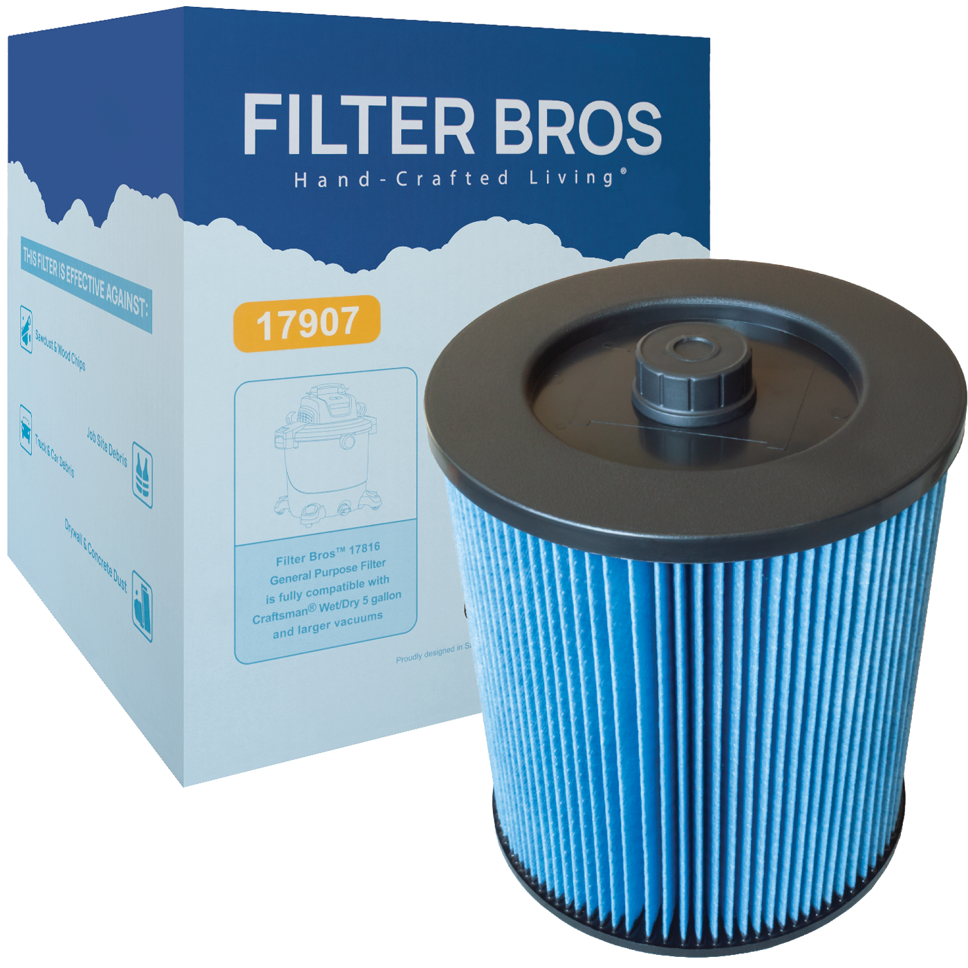 Shop vac best sale fine dust filter