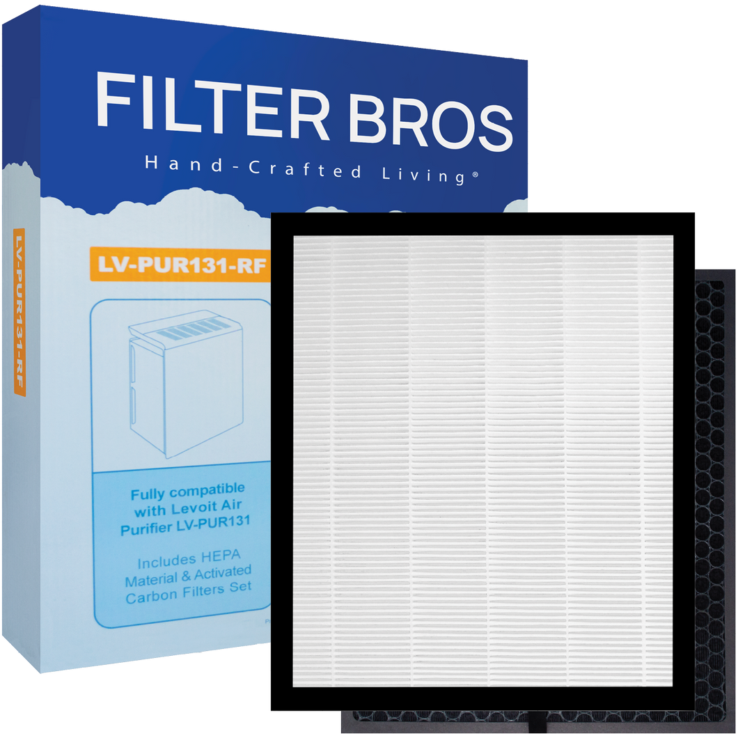 LEVOIT Air Purifier Lv-Pur131 Replacement Filter True Hepa & Activated  Carbon Filters Set Lv-Pur131-Rf 2 Pack Multi : : Home & Kitchen