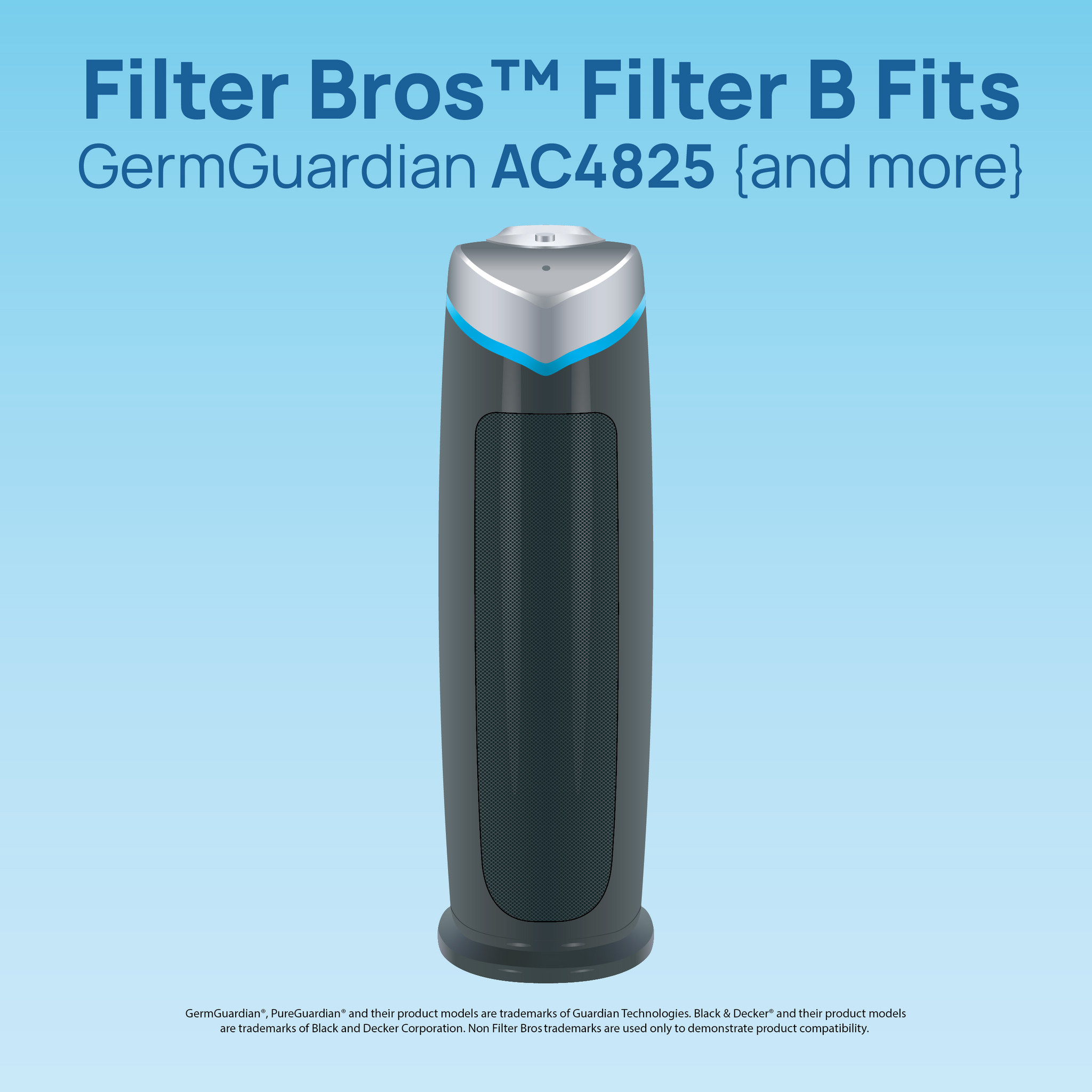 Filter Bros Filter C Carbon Compatible With GermGuardian FLT5000